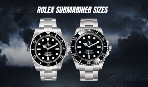 rolex submariner bracciale|Rolex Submariner size guide.